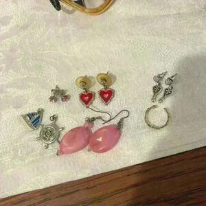 Vintage collection of earring and jewelry